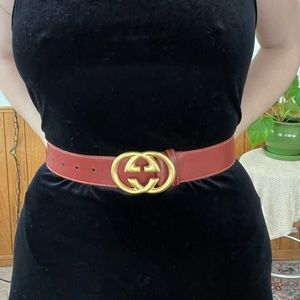 Vintage Y2K Gucci leather belt